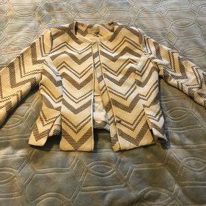 Structured Peplum Shaped Blazer